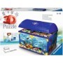 Puzzle 3D cutie comori cu animale 216 piese